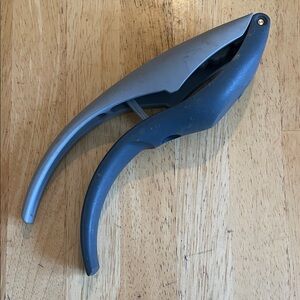 Vintage Tupperware Black and Gray Nut Cracker and Garlic Press